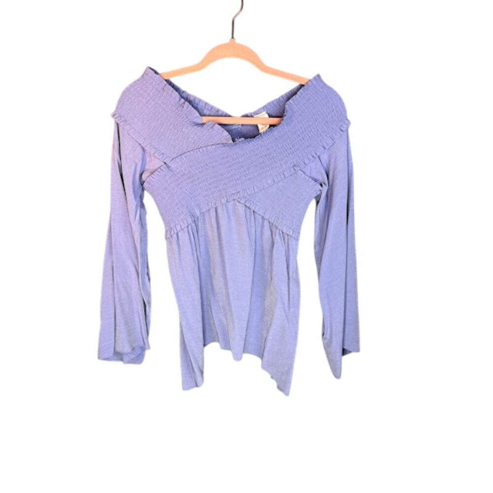 Flawless Top Women's Size Large Padme Cosplay Top Bell Sleeves Handkerchief hem